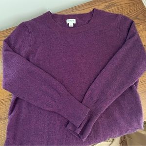 J Crew soft wool sweater.